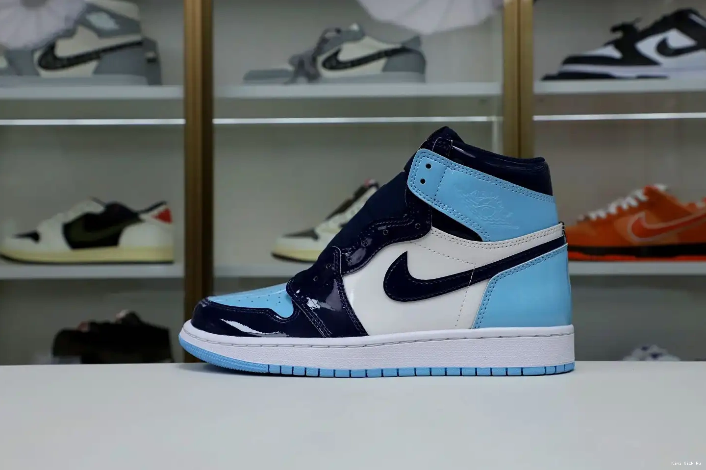 RETRO HIGH Kimikick JORDAN OG CHILL' AIR 1 'BLUE WMNS 0414